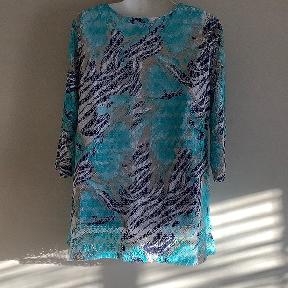 Southern Lady Womens A-Line Top Plus - Picture 3 of 12